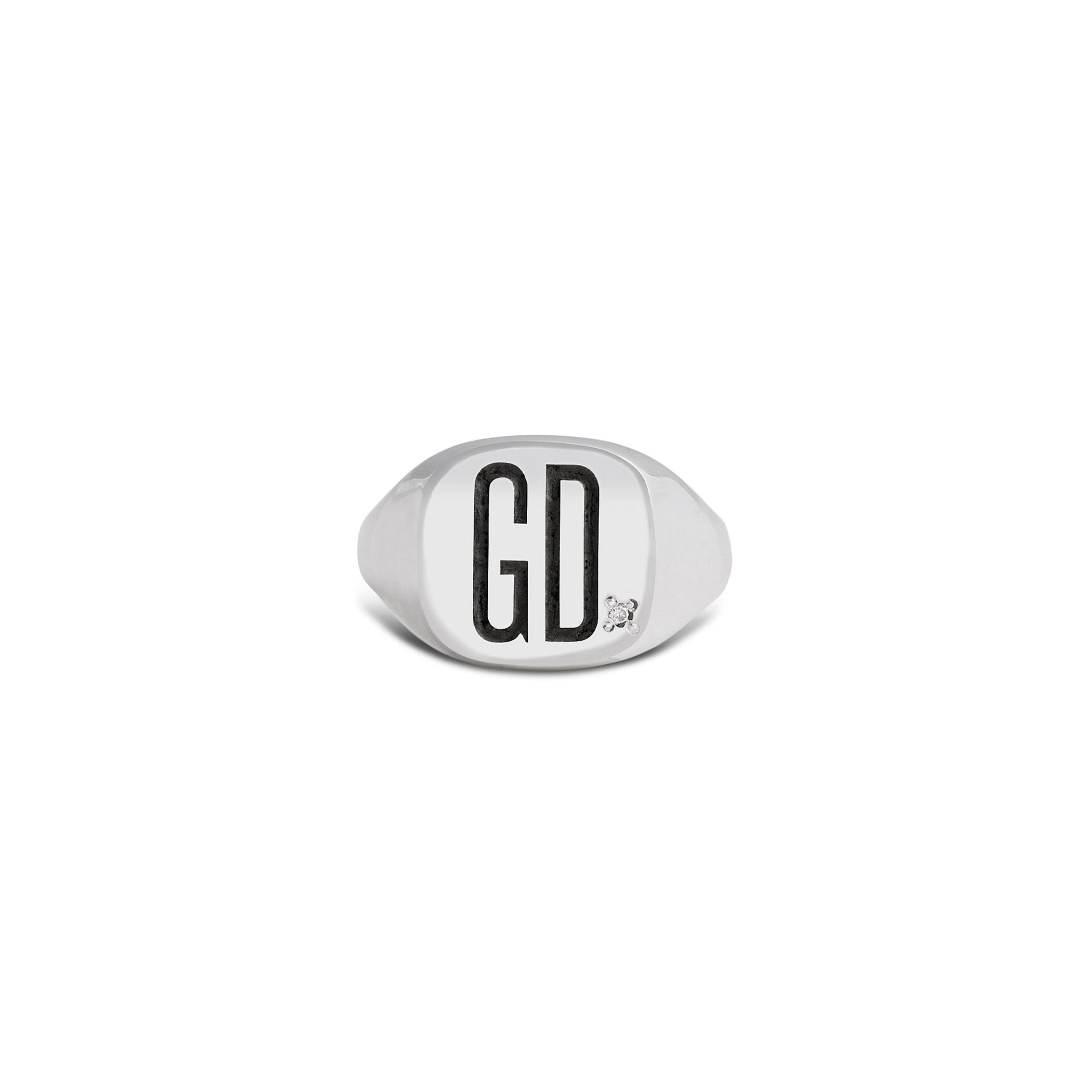 Anello Rubinia Mignolo Quadrato - versione con diamante