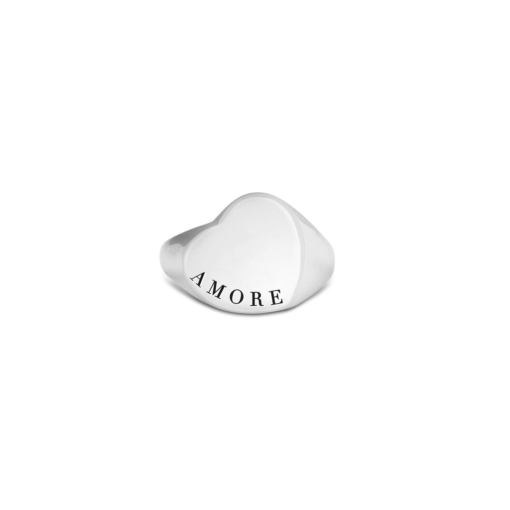 Anello Rubinia Mignolo Cuore Obliquo - dettaglio