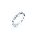 Anello girodito Mirco Visconti in oro bianco 18kt con diamanti 0,92 ct e interno forato
