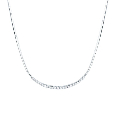 Girocollo Mirco Visconti Oro Bianco 18kt Diamanti 0,92ct