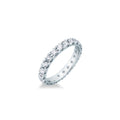 Anello girodito Mirco Visconti in oro bianco 18kt con diamanti 1,52 ct su tutta la circonferenza