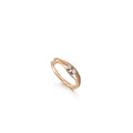 Anello Annamaria Cammilli Dune Bilogy Oro Apricot con Diamanti