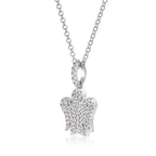 Collana Roberto Giannotti Argento con Angelo e Zirconi