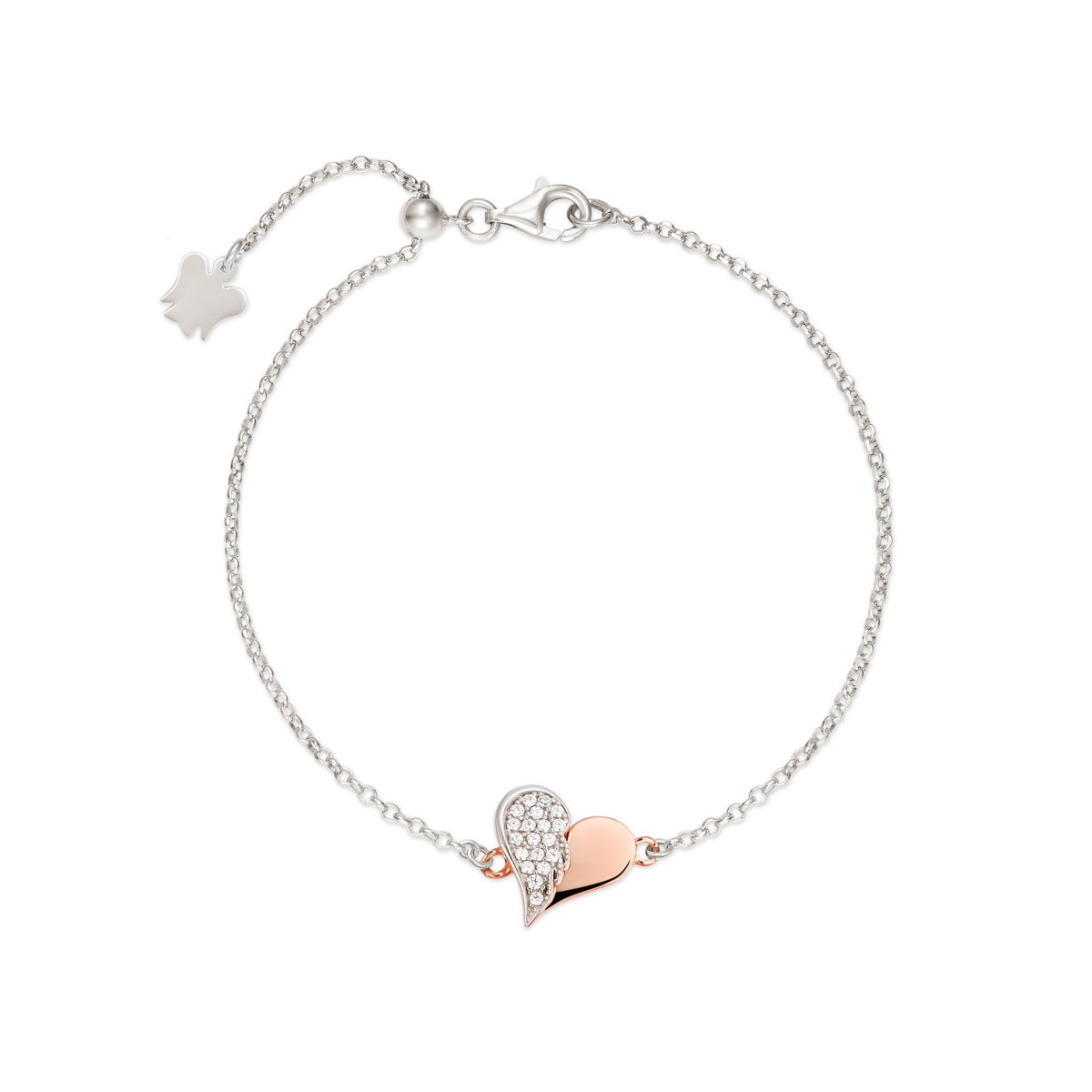 Bracciale Roberto Giannotti Argento con Cuore e Ala