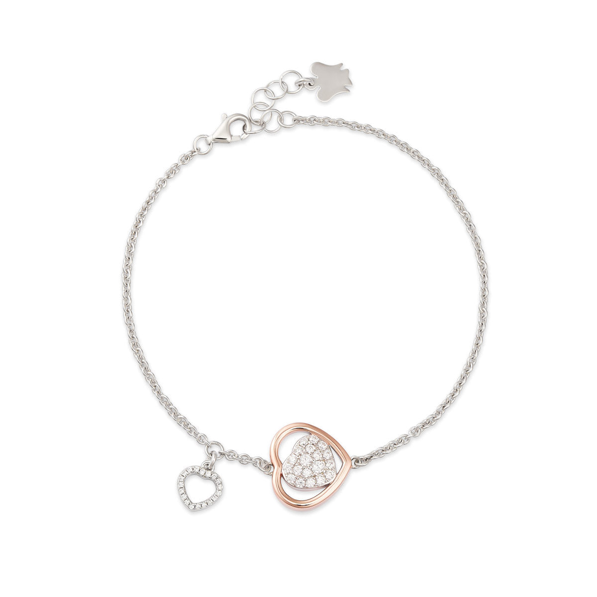 Bracciale Argento 925 Roberto Giannotti Doppio Cuore - packshot ufficiale