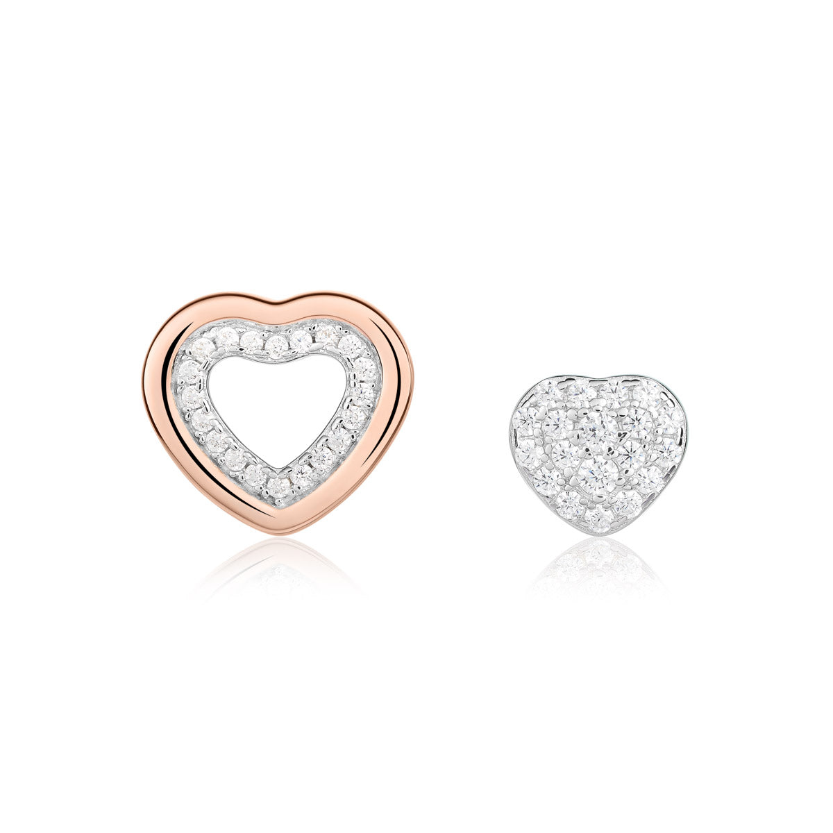 Orecchini Cuore Argento 925 Roberto Giannotti Trilogia d'Amore - packshot ufficiale
