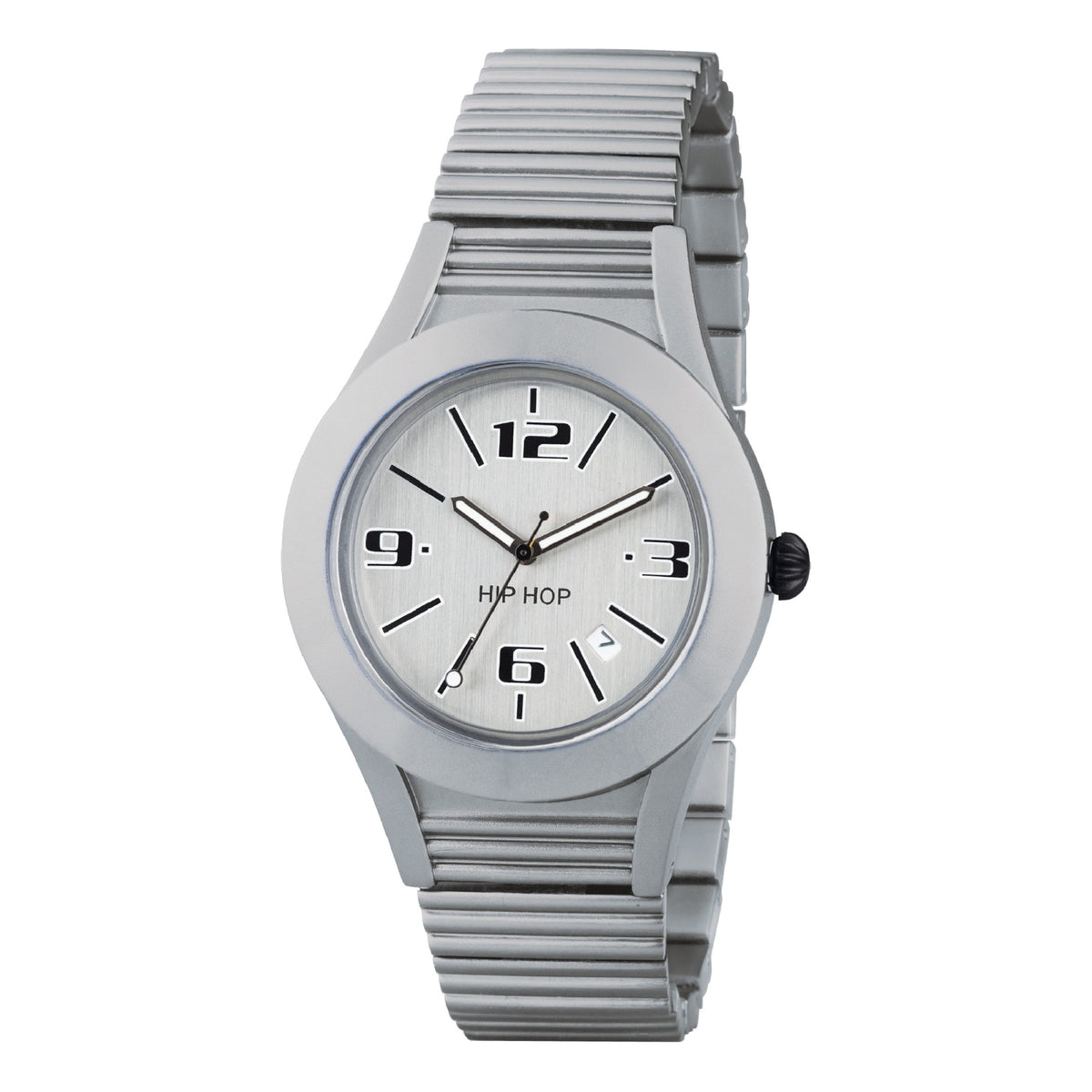Orologio Hip Hop Aluminium Silver Cloud Cassa 42mm