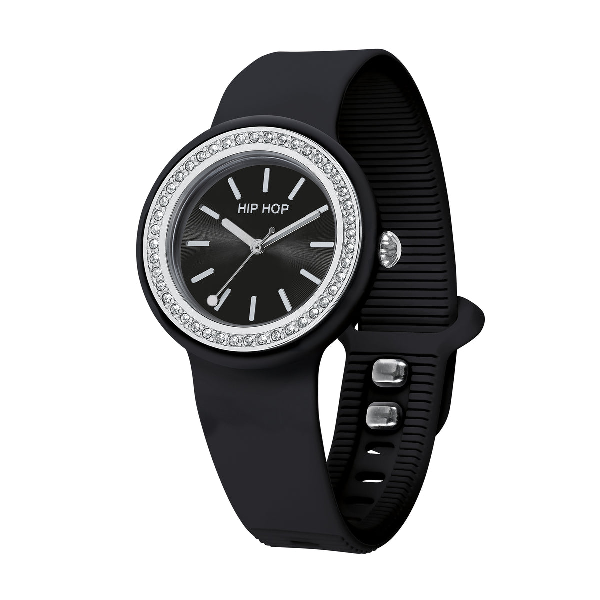Orologio Hip Hop Hero.DOT Bezel Glam Crystal Black Cassa 34mm - vista 2