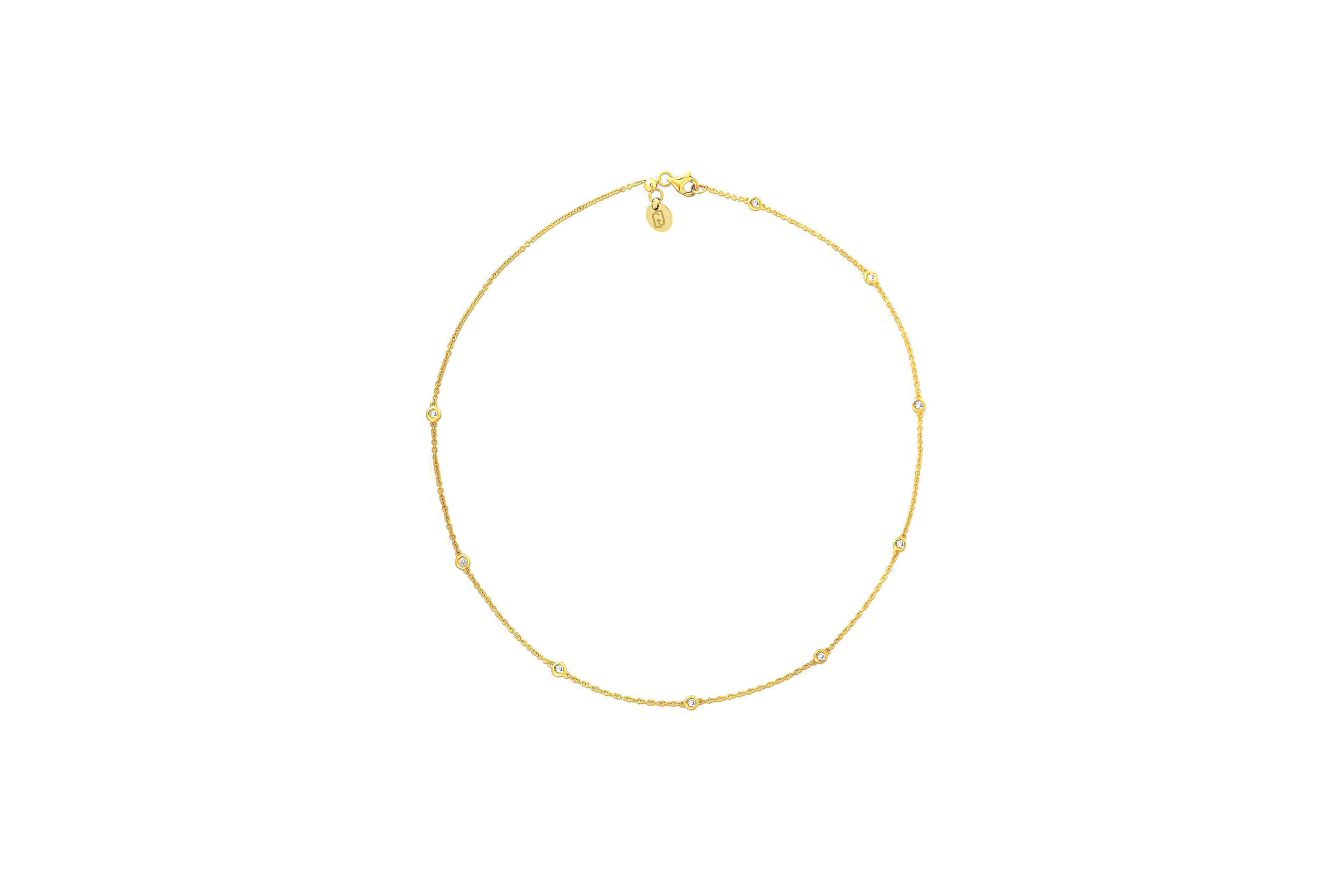 Collana Liu Jo Fashion Acciaio PVD Oro con Zirconi - packshot ufficiale