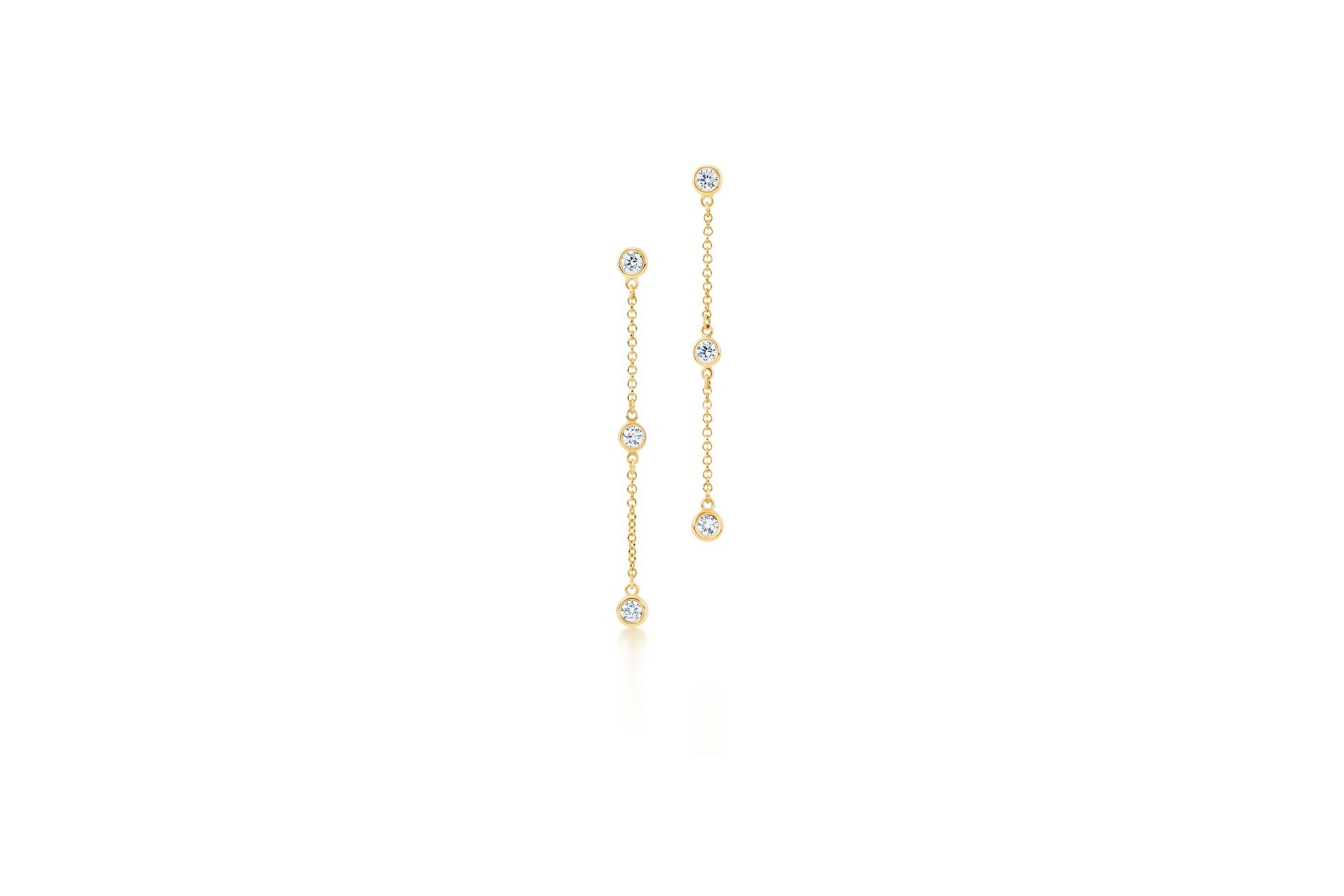 Orecchini Liu Jo Essential Woman Pendenti Dorati Zirconi - packshot ufficiale