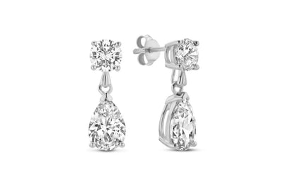 Orecchini Liu Jo Acciaio Essential Woman Goccia Zirconi - packshot ufficiale