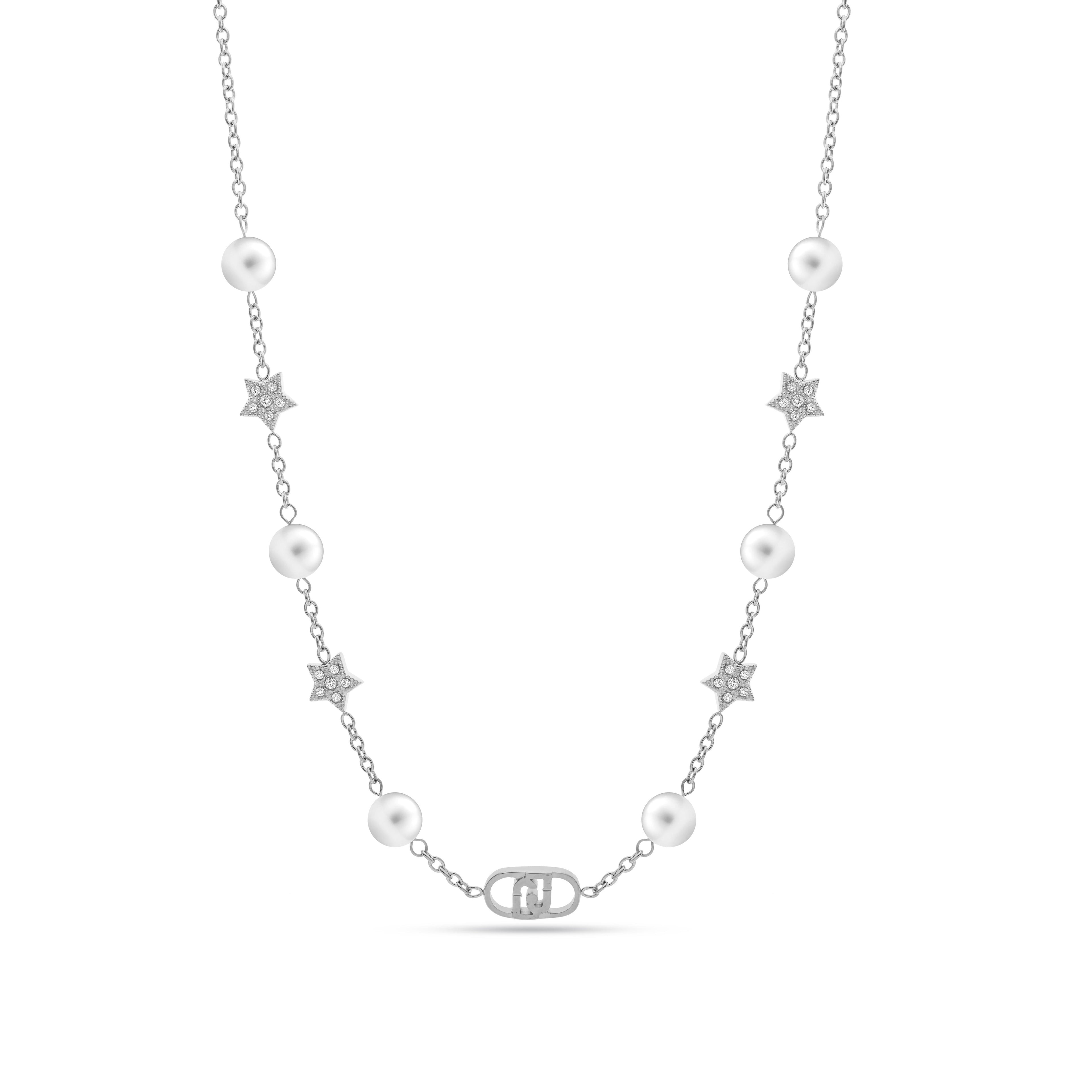 Collana Liu Jo Fashion Acciaio Perle e Stelle - packshot ufficiale