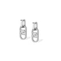 Orecchini Liu Jo Acciaio Essential Woman Logo Cristalli - packshot ufficiale