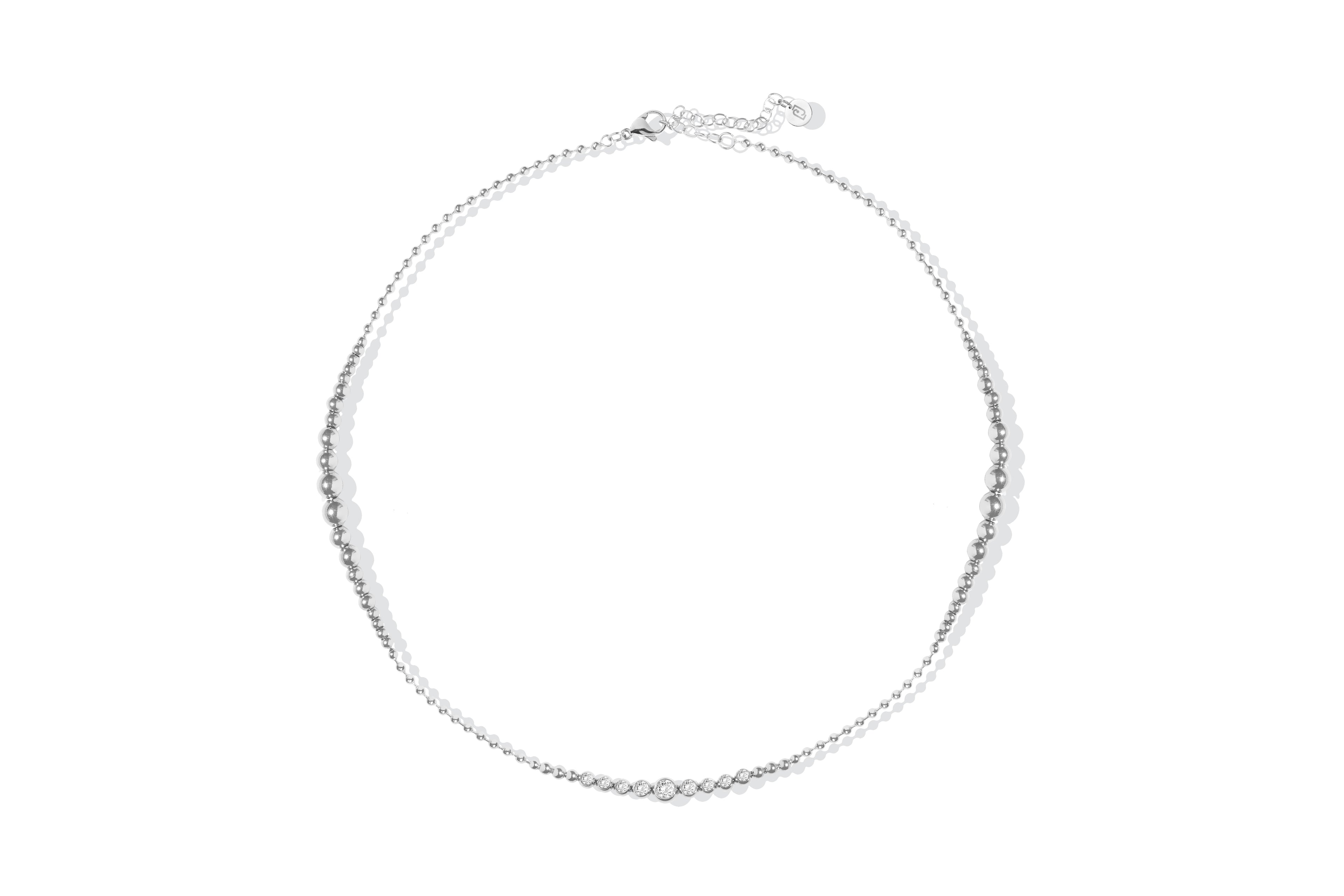 Collana Liu Jo Essential Acciaio Maglia Pallini - packshot ufficiale