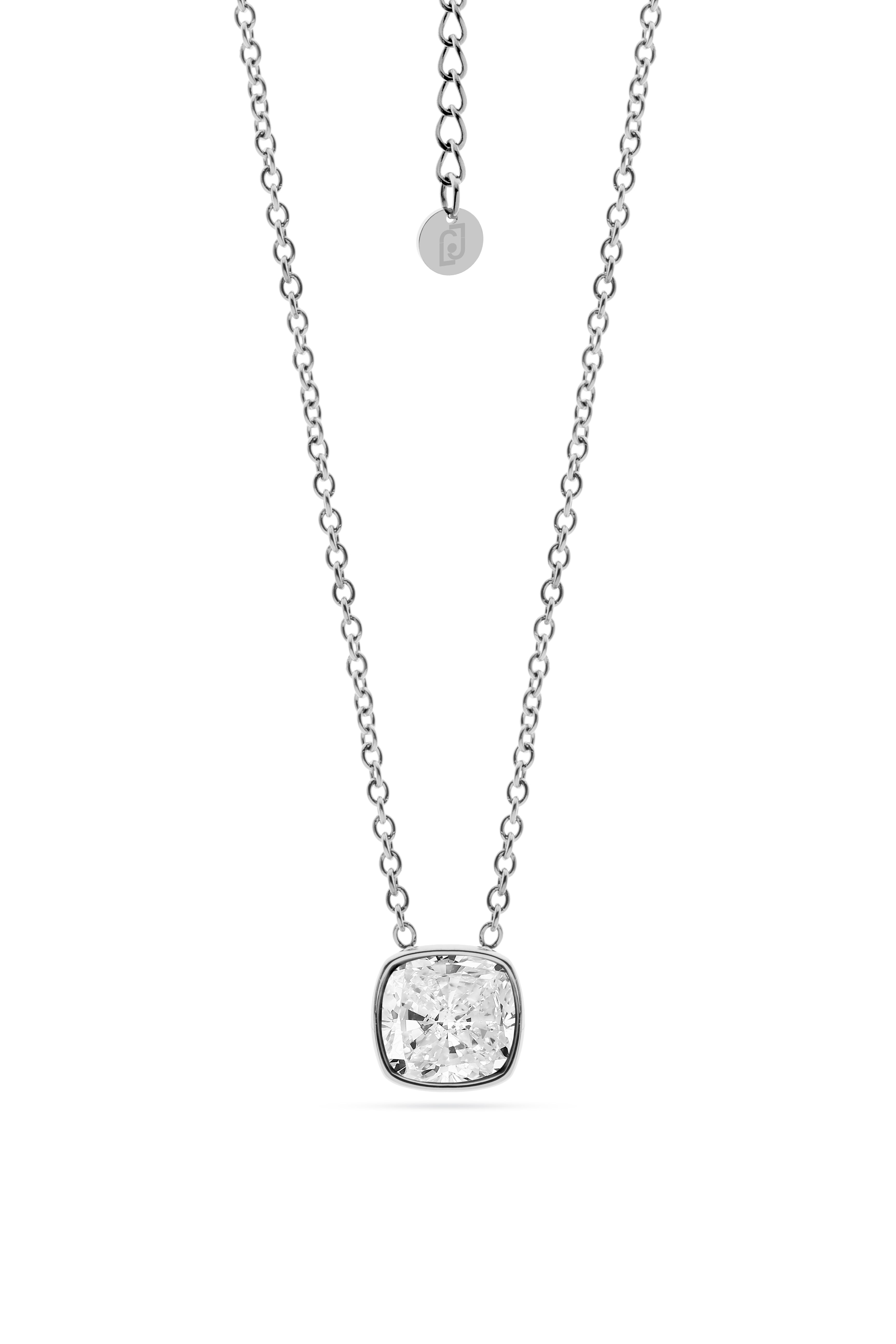 Collana Liu Jo Essential Acciaio Zircone Quadrato - packshot ufficiale
