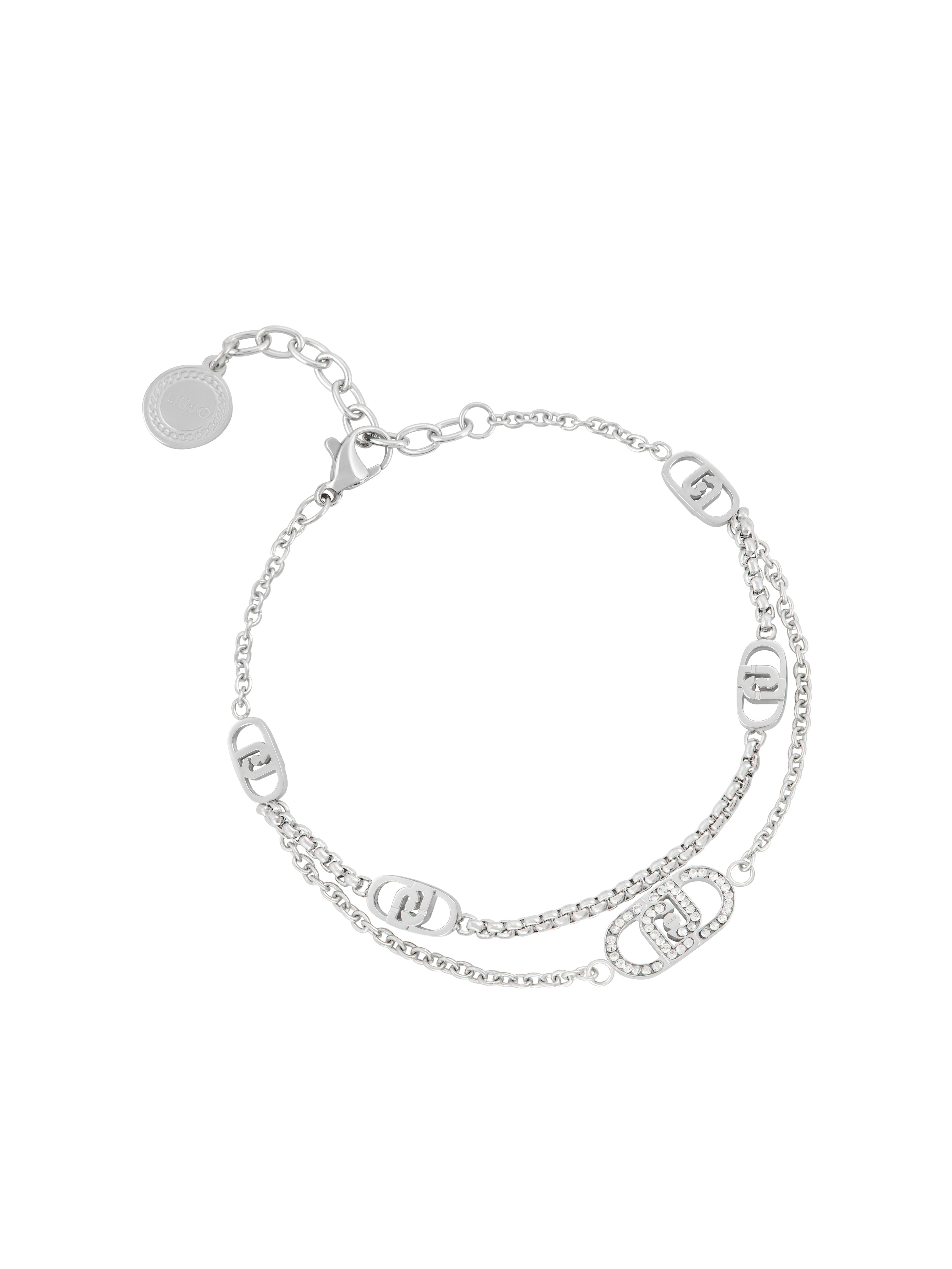 Bracciale Liu Jo Essential Woman Doppio Filo Cristalli - packshot ufficiale
