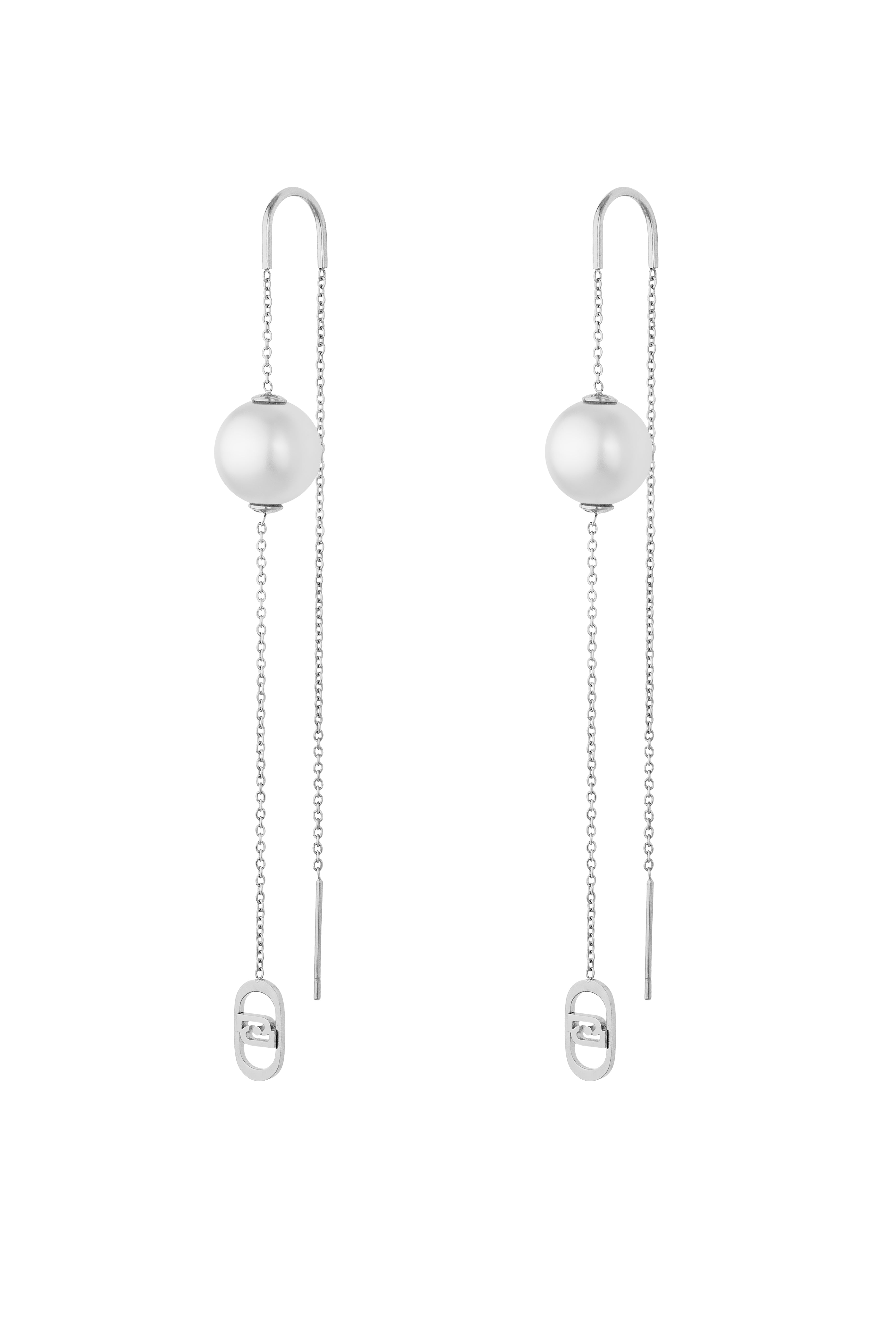 Orecchini Liu Jo Acciaio Fashion Pendente Perla 9cm - packshot ufficiale