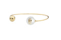 Bracciale Liu Jo Essential Rigido Acciaio Gold con Perla - packshot ufficiale