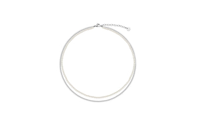 Collana Liu Jo Essential Acciaio Perle e Zirconi - packshot ufficiale
