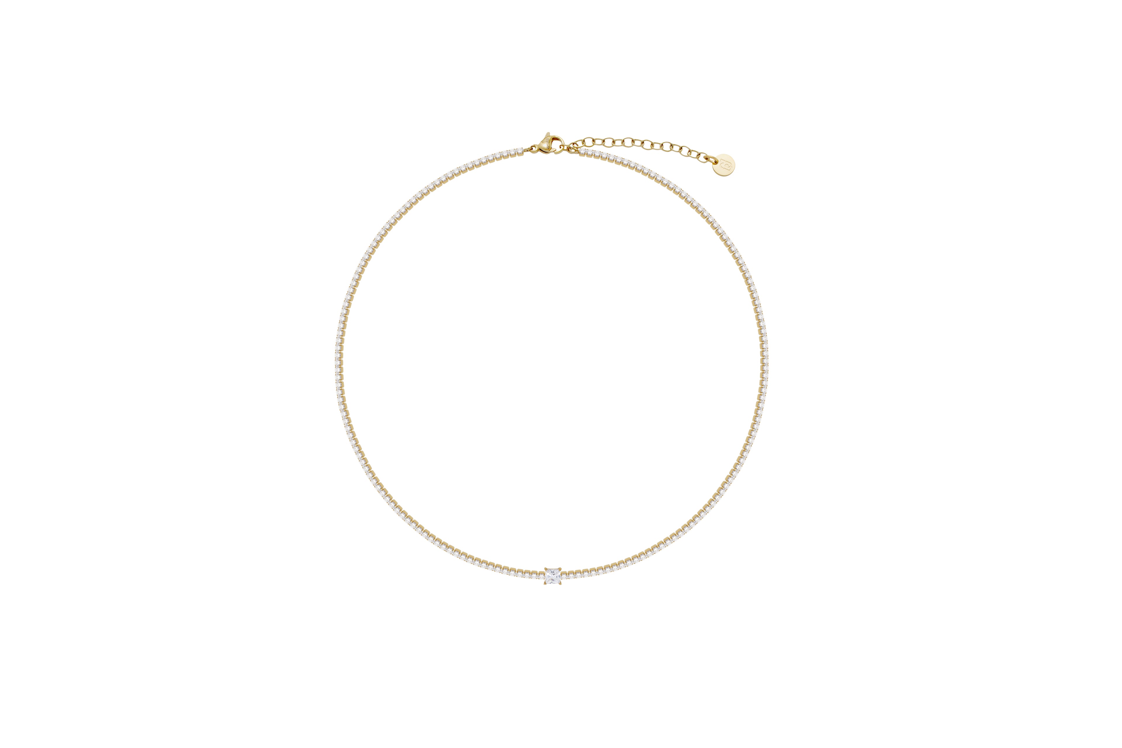 Collana Liu Jo Essential Acciaio Gold Tennis - packshot ufficiale