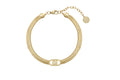 Bracciale Liu Jo Essential Snake Acciaio Gold Logo - packshot ufficiale