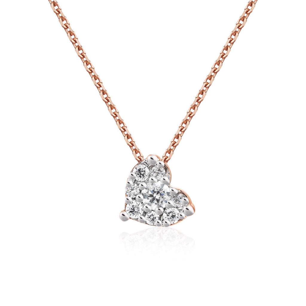 Collana Oro 9kt Roberto Giannotti Angelo Oro Rosa e Diamanti - packshot ufficiale