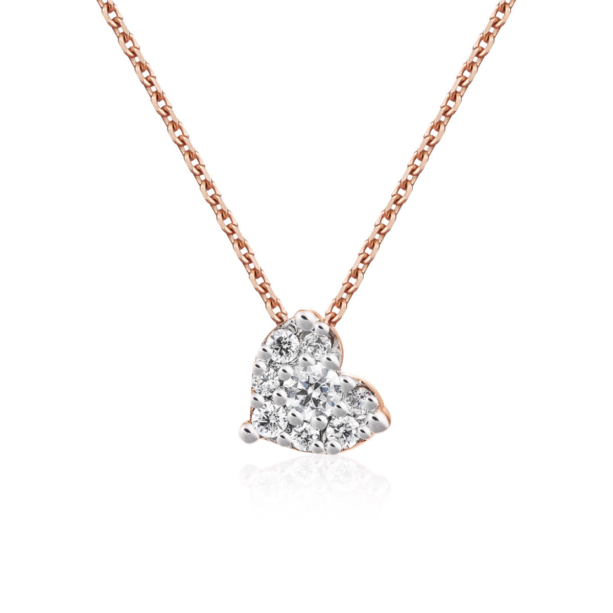 Collana Oro 9kt Roberto Giannotti Angelo Oro Rosa e Diamanti - packshot ufficiale