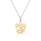 Girocollo Oro 9kt Roberto Giannotti Angelo Double Face Cuori - packshot ufficiale