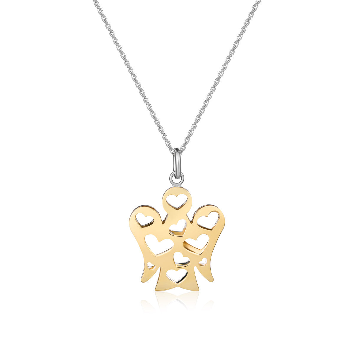 Girocollo Oro 9kt Roberto Giannotti Angelo Double Face Cuori - packshot ufficiale