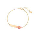 Bracciale Oro 9kt Roberto Giannotti Targhetta Angelo Rosa - packshot ufficiale