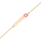 Bracciale Oro 9kt Roberto Giannotti Targhetta Angelo Rosa - vista 2