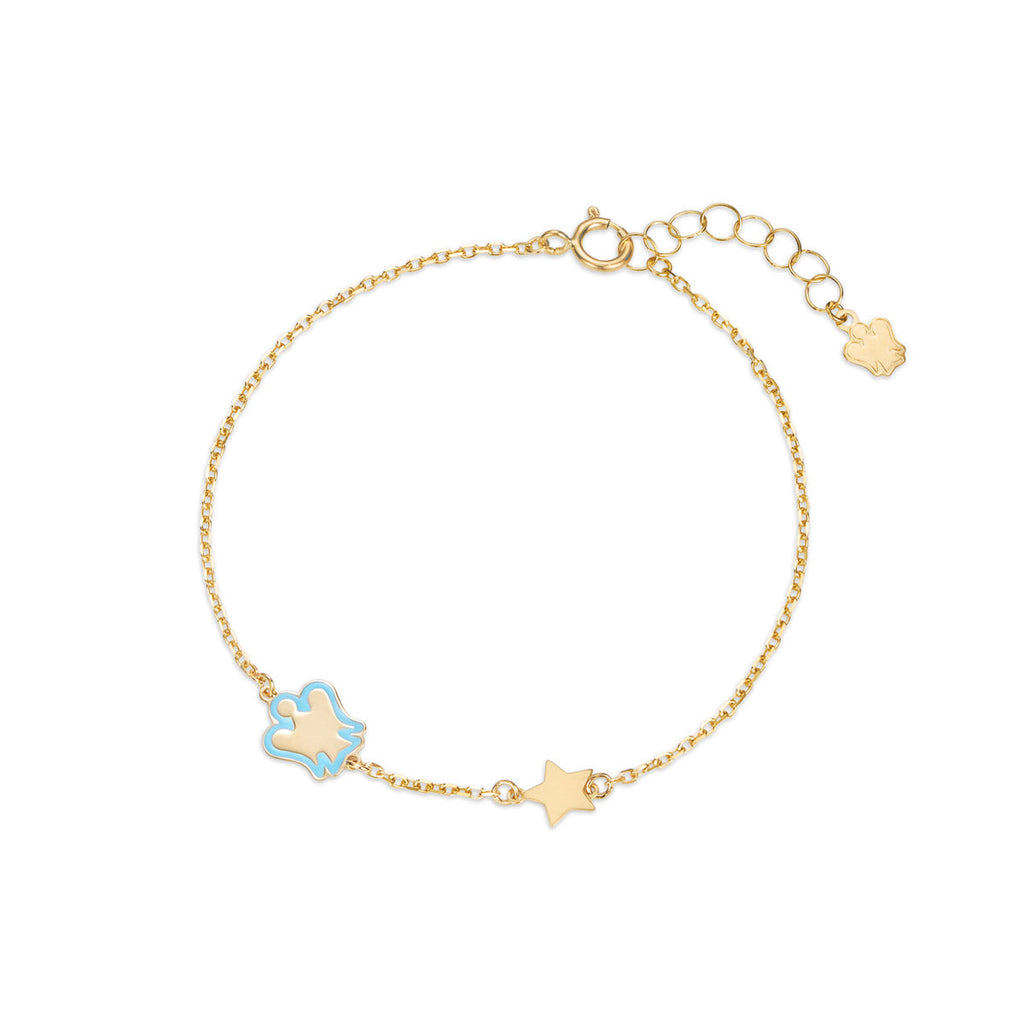 Bracciale Oro 9kt Roberto Giannotti Angelo Celeste e Stella - packshot ufficiale