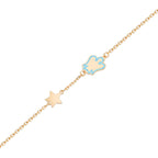 Bracciale Oro 9kt Roberto Giannotti Angelo Celeste e Stella - vista 2