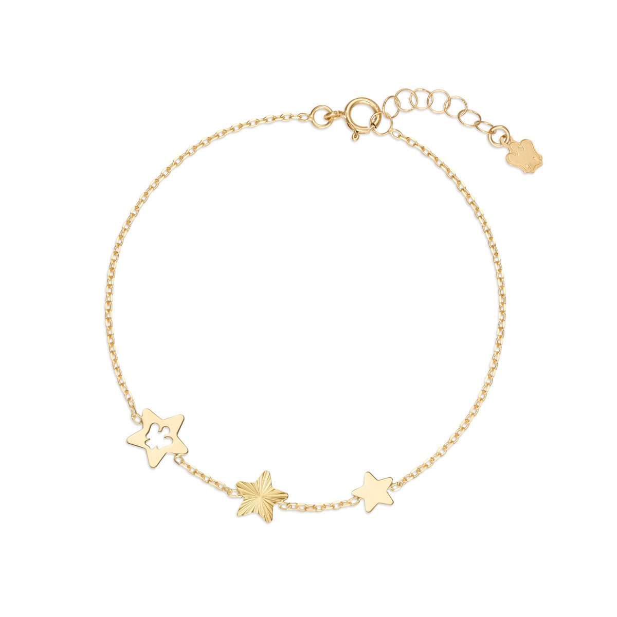 Bracciale Oro 9kt Roberto Giannotti Collezione Stelle Tris - packshot ufficiale