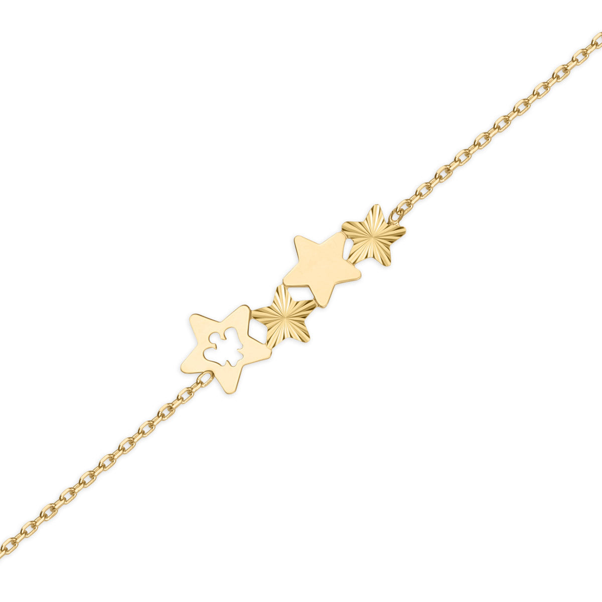 Bracciale Oro 9kt Roberto Giannotti Collezione Stelle Cinque Stelle - vista 2