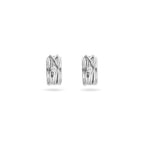 Orecchini Rubinia Filodellavita Mini Oro Bianco 9kt e Diamanti