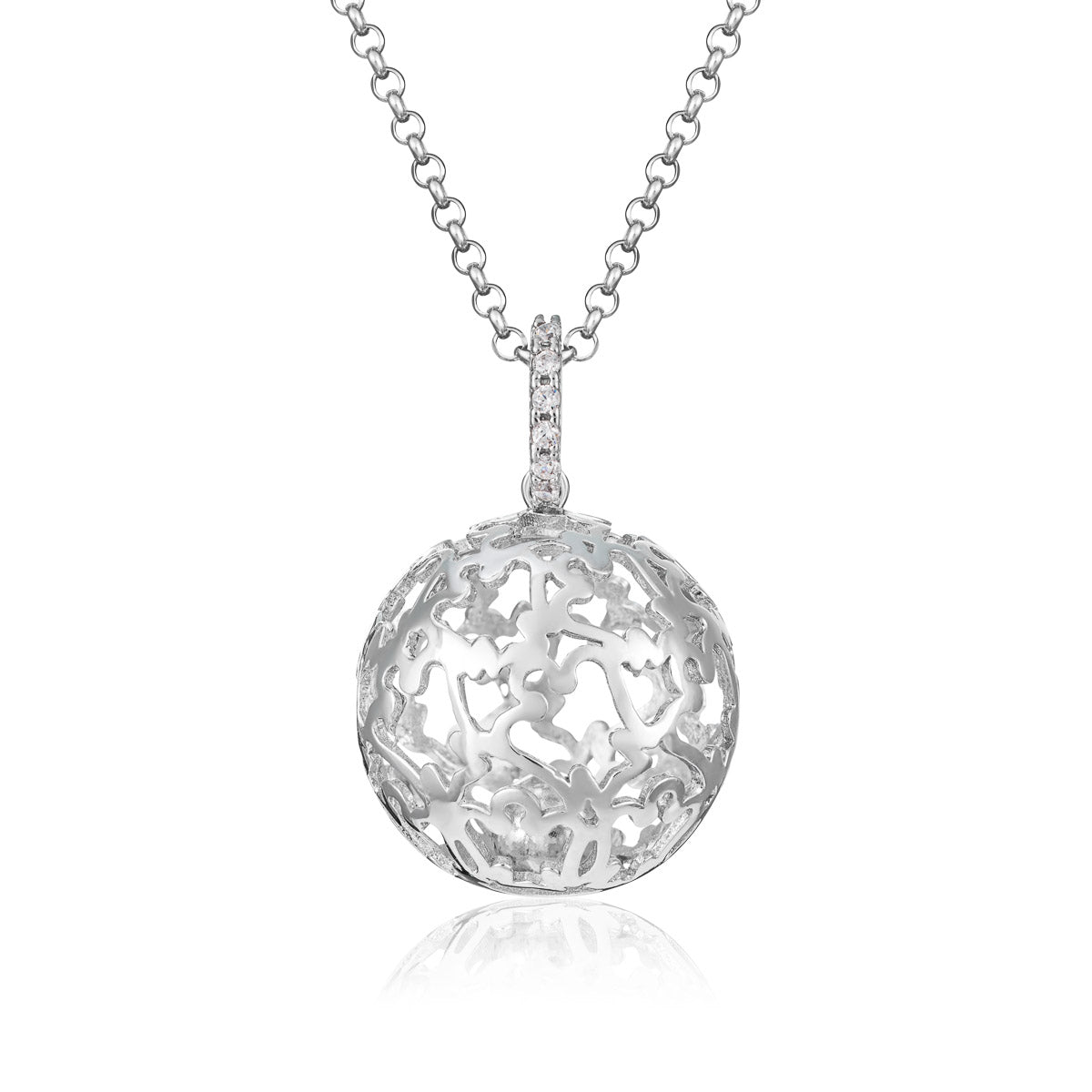 Collana Argento Roberto Giannotti Chiama Angeli Sfera - packshot ufficiale