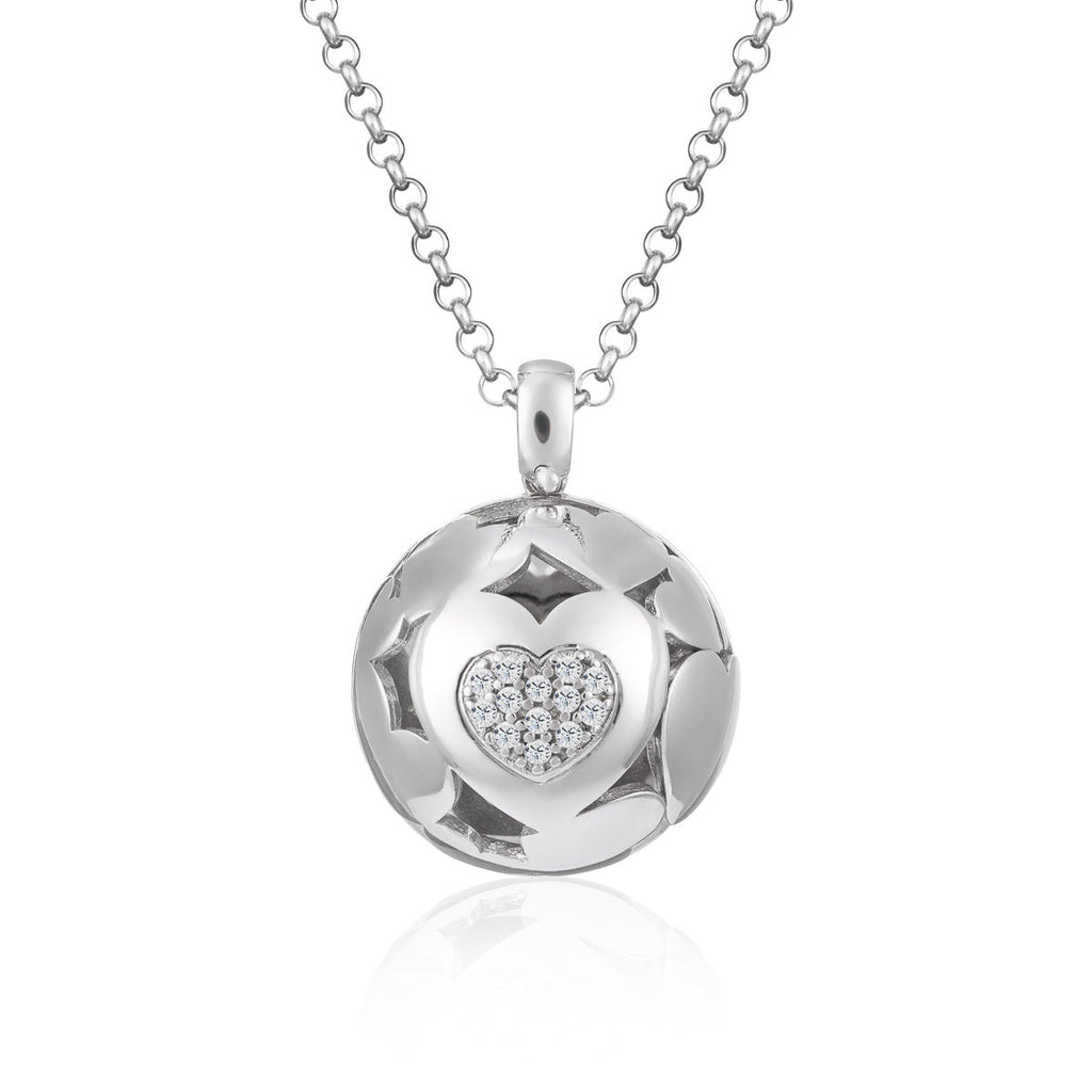 Collana Lunga Argento Roberto Giannotti Chiamangeli Cuore - packshot ufficiale