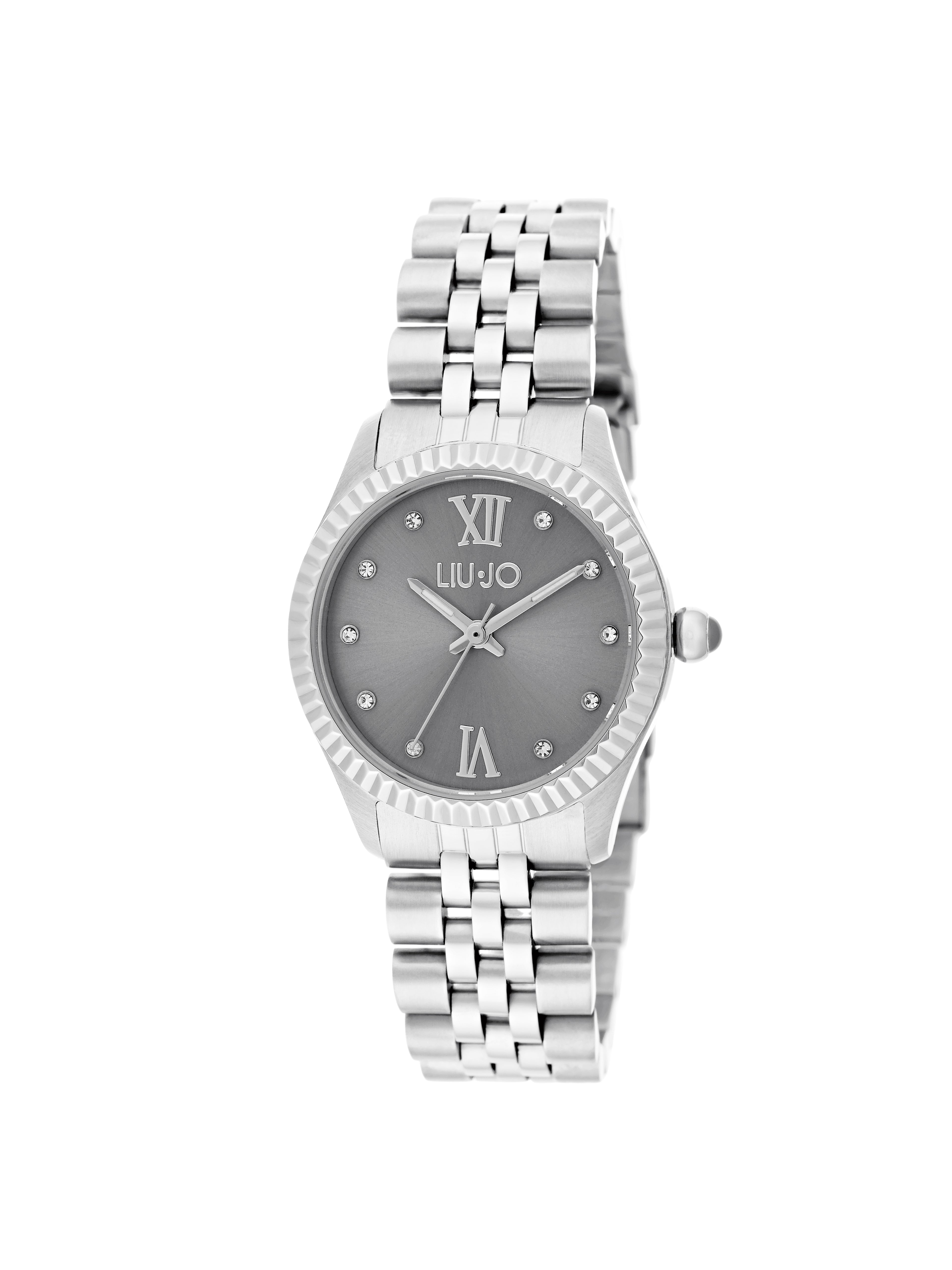 Orologio Liu Jo Donna Tiny acciaio color argento, quadrante grigio - packshot ufficiale