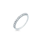 Anello riviera Mirco Visconti in oro bianco 18kt con diamanti 0,32 ct montati a quattro punte
