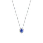 Girocollo Mirco Visconti Oro Bianco 18kt Zaffiro 0,79ct