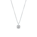 Girocollo Mirco Visconti in oro bianco 18kt con pendente multipietra e catena veneziana, diamanti colore F 0,48 ct