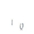 Orecchini Mirco Visconti Cerchietto Oro Bianco 18kt Diamanti 0,09 ct