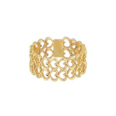 Anello Maman et Sophie Collezione Maman Doppia Fascia di Cuori
