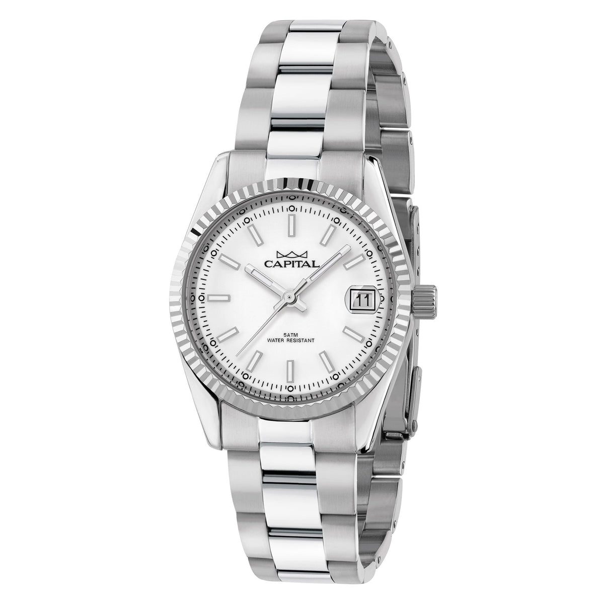 Orologio Capital Toujours Donna Acciaio Quadrante Bianco 32mm