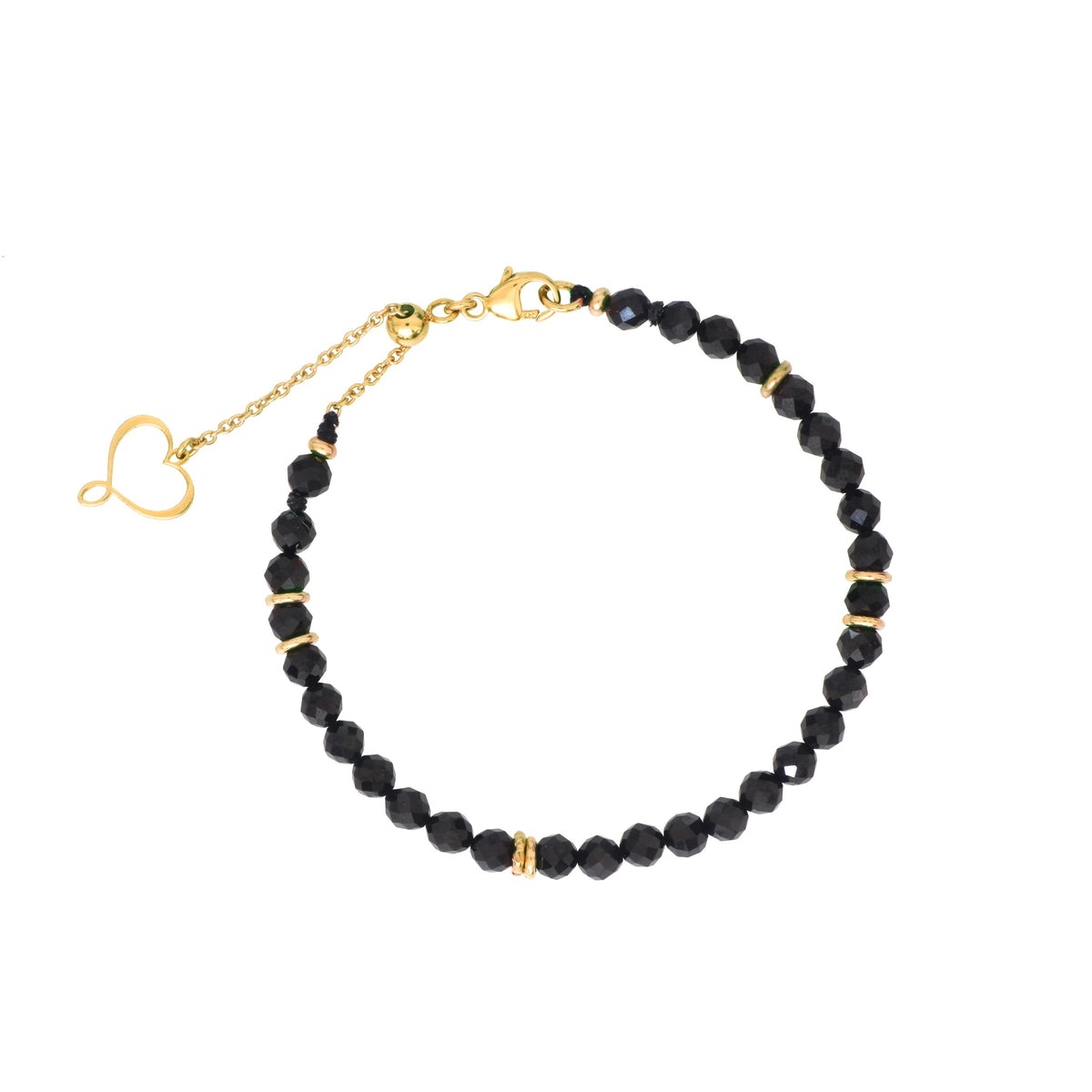 Bracciale Maman et Sophie Pietre Passanti Spinello Nero