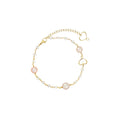 Bracciale Maman et Sophie Trame Perle Bianche e Rosa