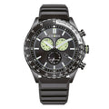 Orologio Citizen Crono Marine Eco-Drive Acciaio Nero - frontale