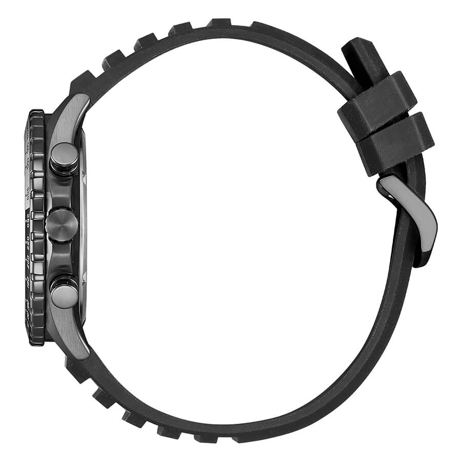 Orologio Citizen Crono Marine Eco-Drive Acciaio Nero - lato