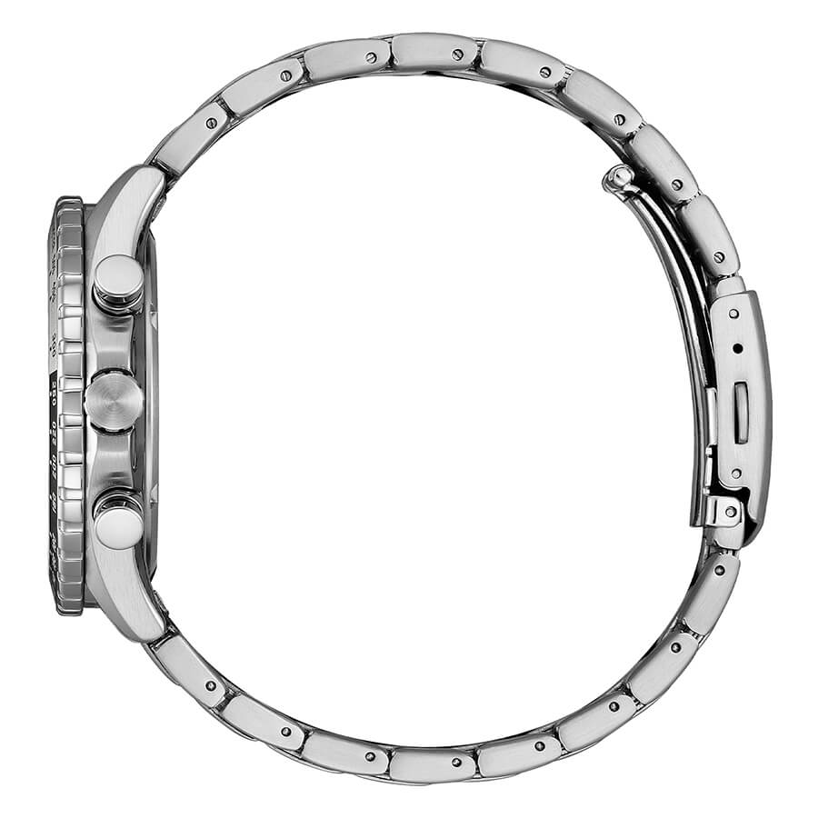 Orologio Citizen Crono Marine Eco-Drive Acciaio Blu - lato